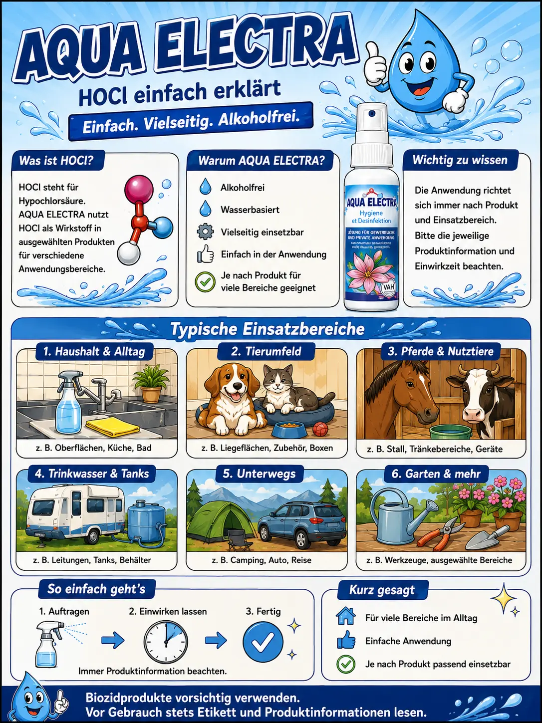 AQUA ELECTRA und HOCl einfach erklärt