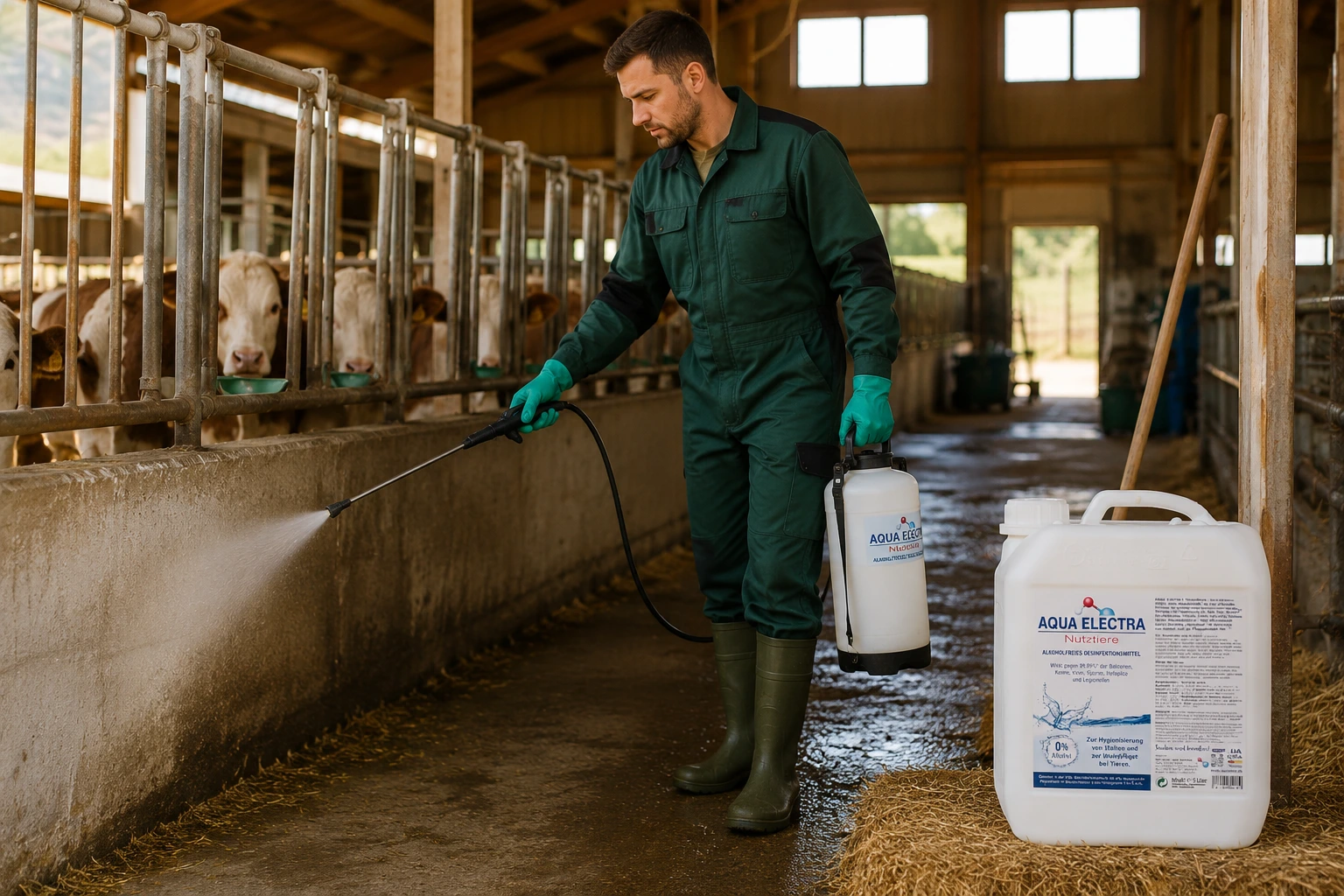 AQUA ELECTRA Nutztiere für Stallhygiene, Hof und Tierhaltung